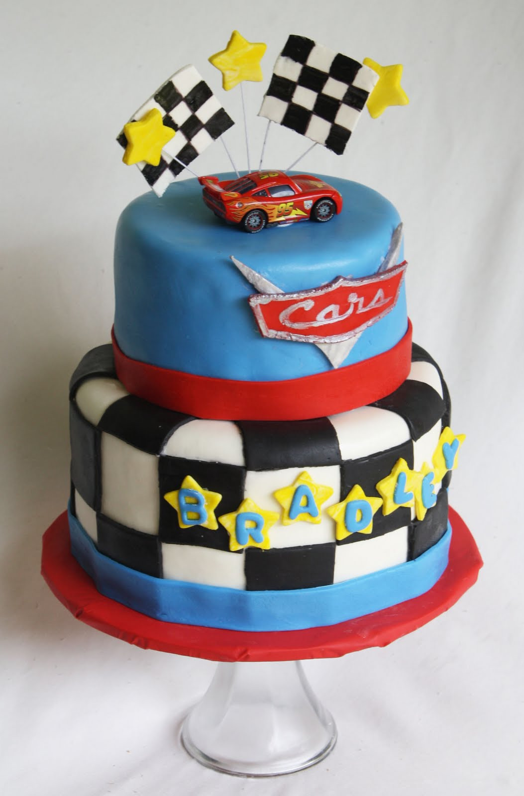 Disney Cars Birthday Cake
 A Disney Cars Cake