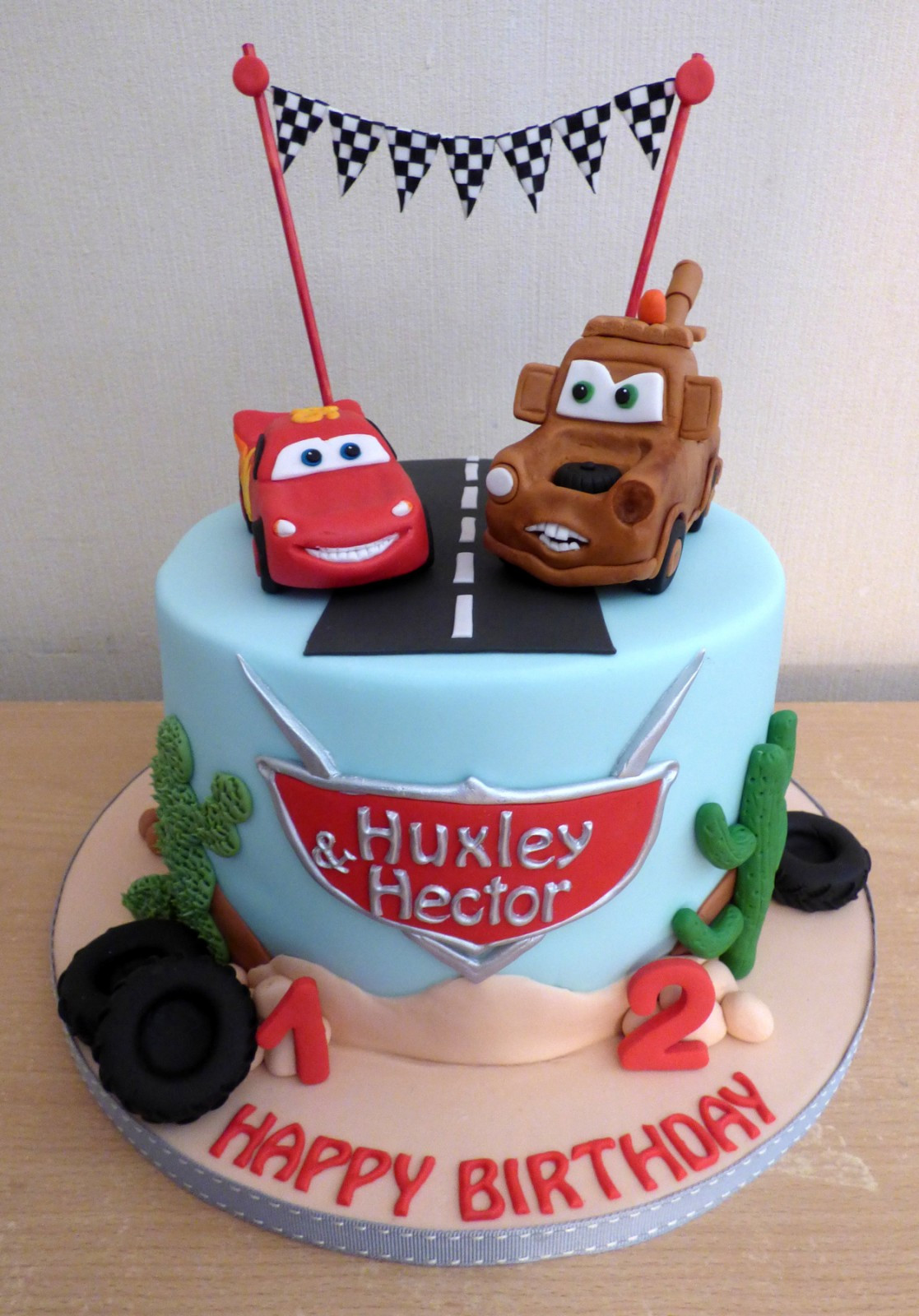 Disney Cars Birthday Cake
 Disney Pixar Cars Themed Birthday Cake Susie s Cakes
