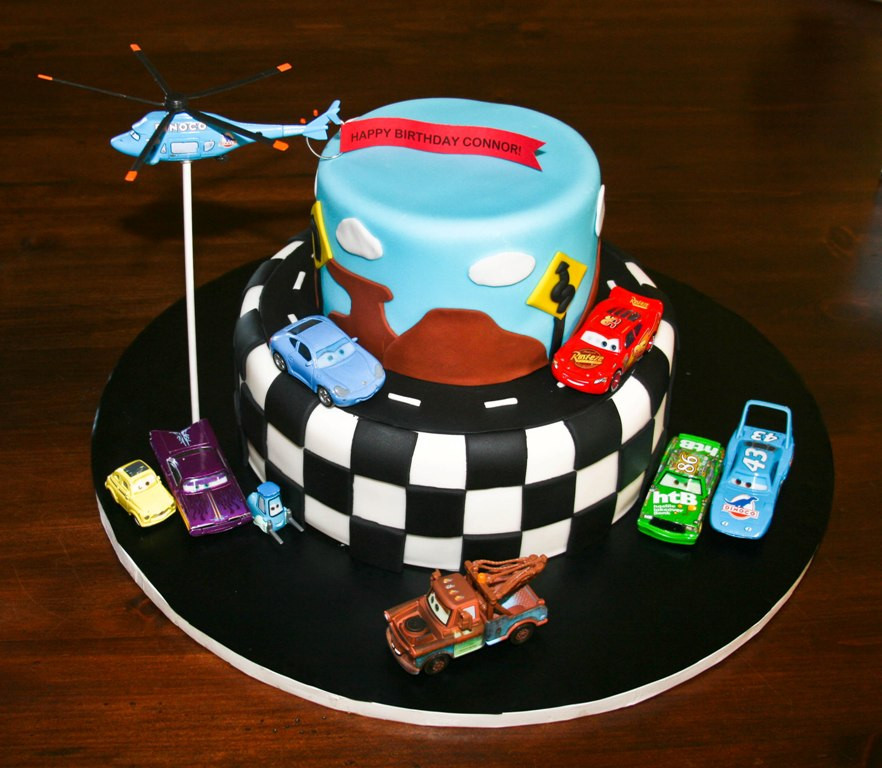 Disney Cars Birthday Cake
 Homemade by Hillary Disney Cars Cake