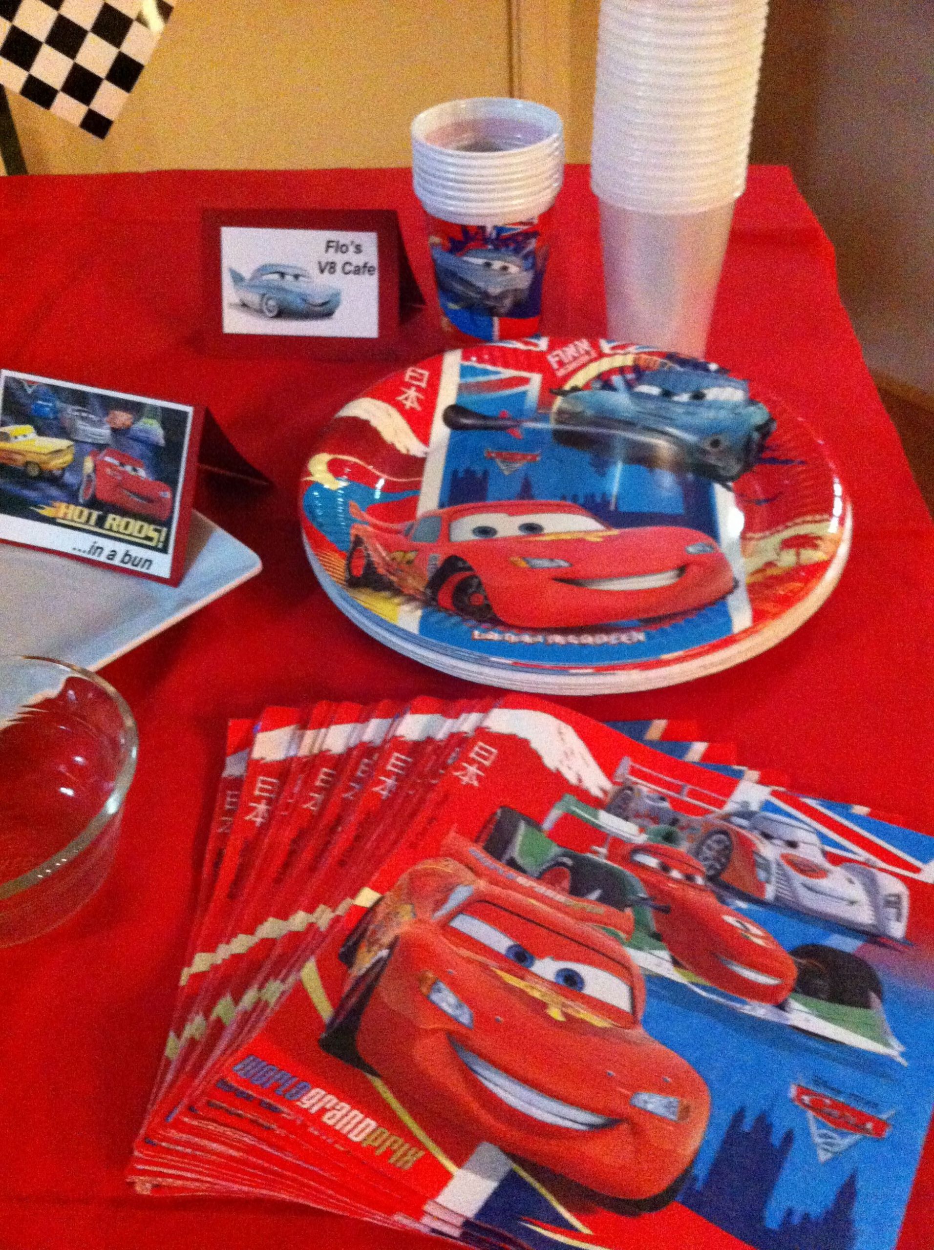 Disney Cars Birthday Decorations
 Disney Cars Birthday Party on a Bud Kidz Activities