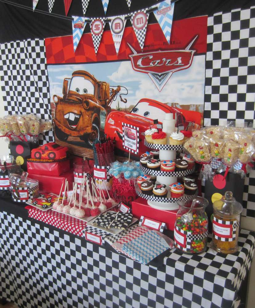 Disney Cars Birthday Decorations
 Disney Cars Birthday Party Ideas 2 of 35