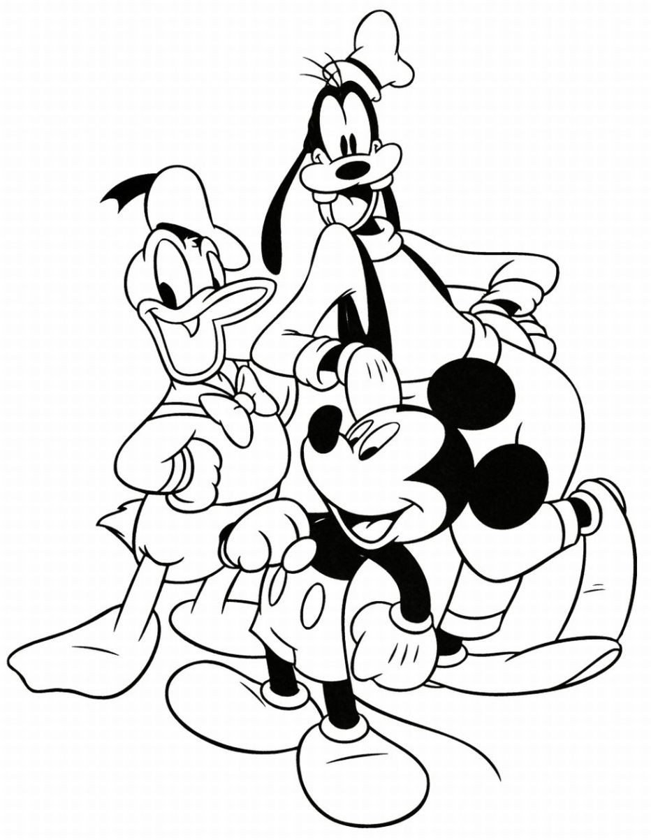 Disney Coloring Sheets Printable
 Disney Characters Coloring Pages