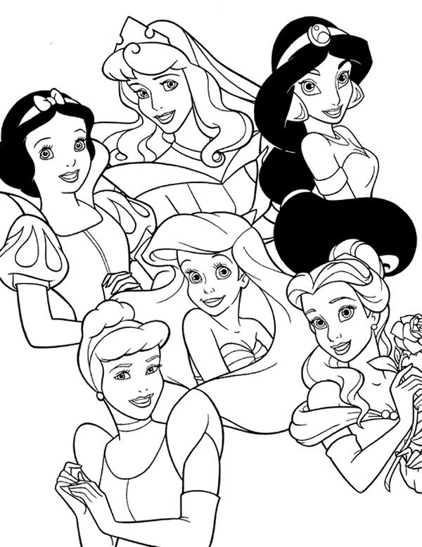 Disney Coloring Sheets Printable
 transmissionpress Disney Princess Coloring Pages