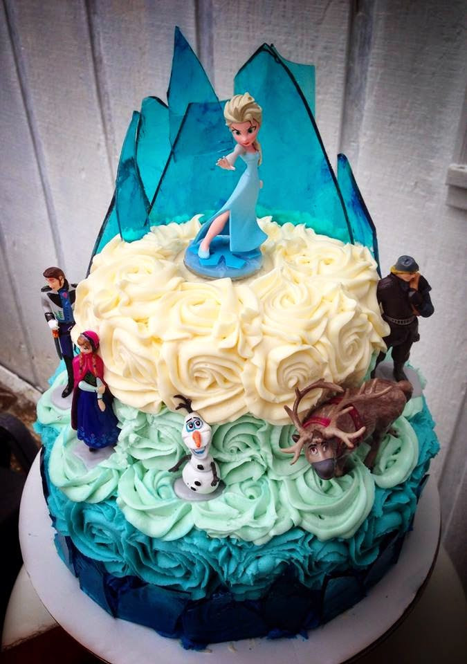 Disney Frozen Birthday Cake
 Cakes and Cookies Disney s Frozen Birthday Cake