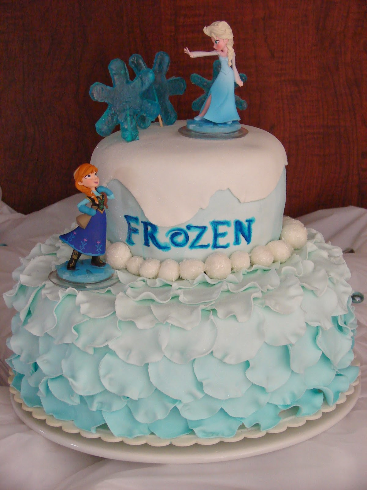 Disney Frozen Birthday Cake
 My Cake Hobby Disney Frozen Cake