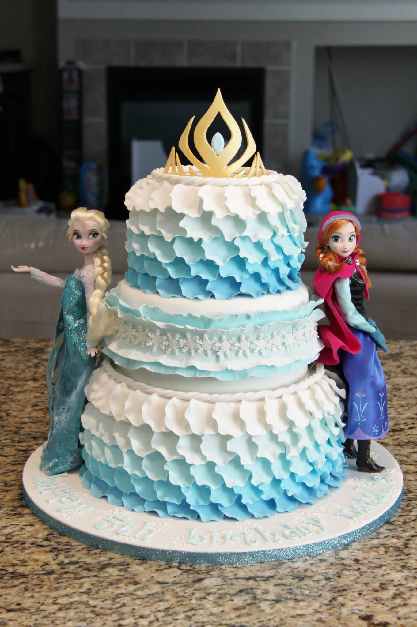 Disney Frozen Birthday Cake
 Elsa Birthday Cakes