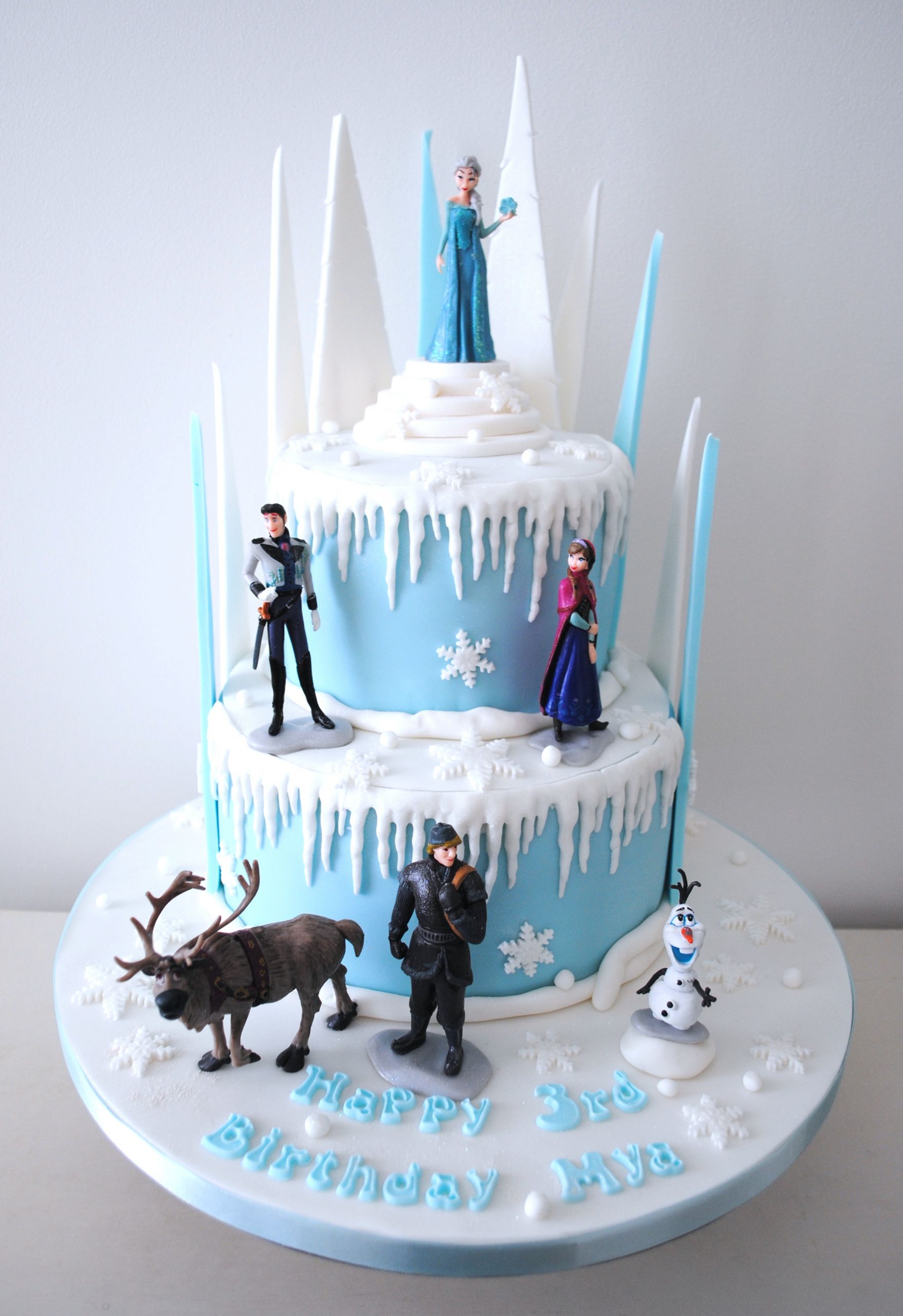 Disney Frozen Birthday Cake
 tagged "celebration cakes"