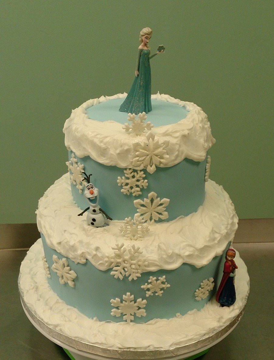 Disney Frozen Birthday Cake
 Disney Frozen Theme Birthday Cake The Characters Were