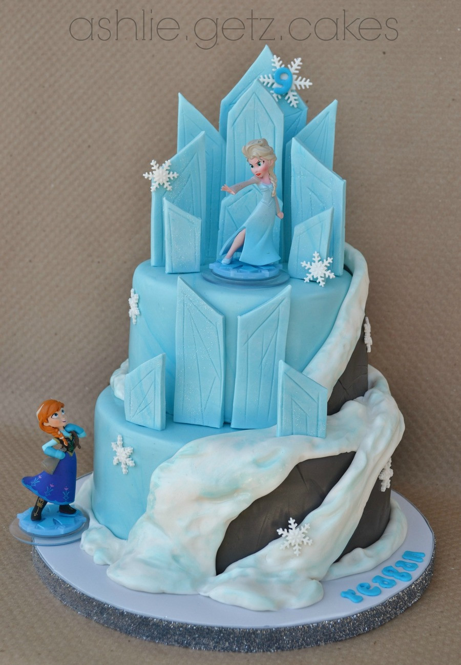 Disney Frozen Birthday Cakes
 Disney s Frozen Cake CakeCentral