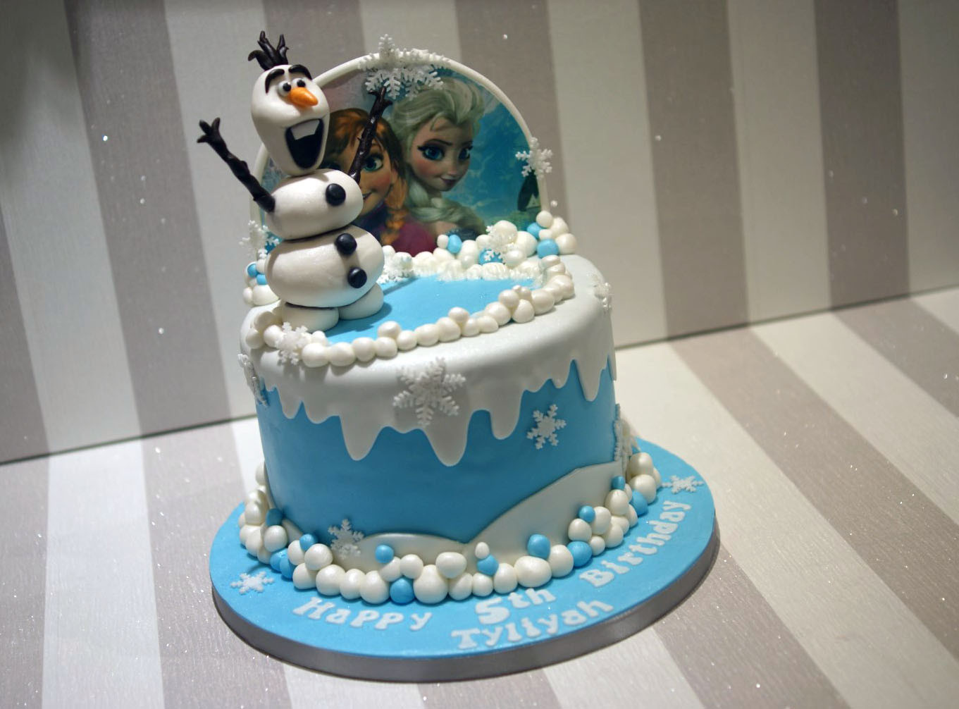 Disney Frozen Birthday Cakes
 Disney Frozen Birthday Cake Olaf Elsa Ana Bakealous