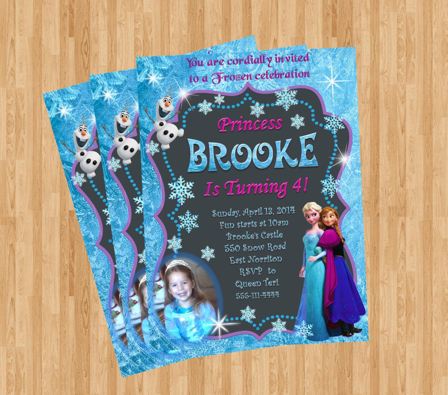 Disney Frozen Birthday Invitations
 Frozen Birthday Invitation Disney Frozen Birthday Invitation