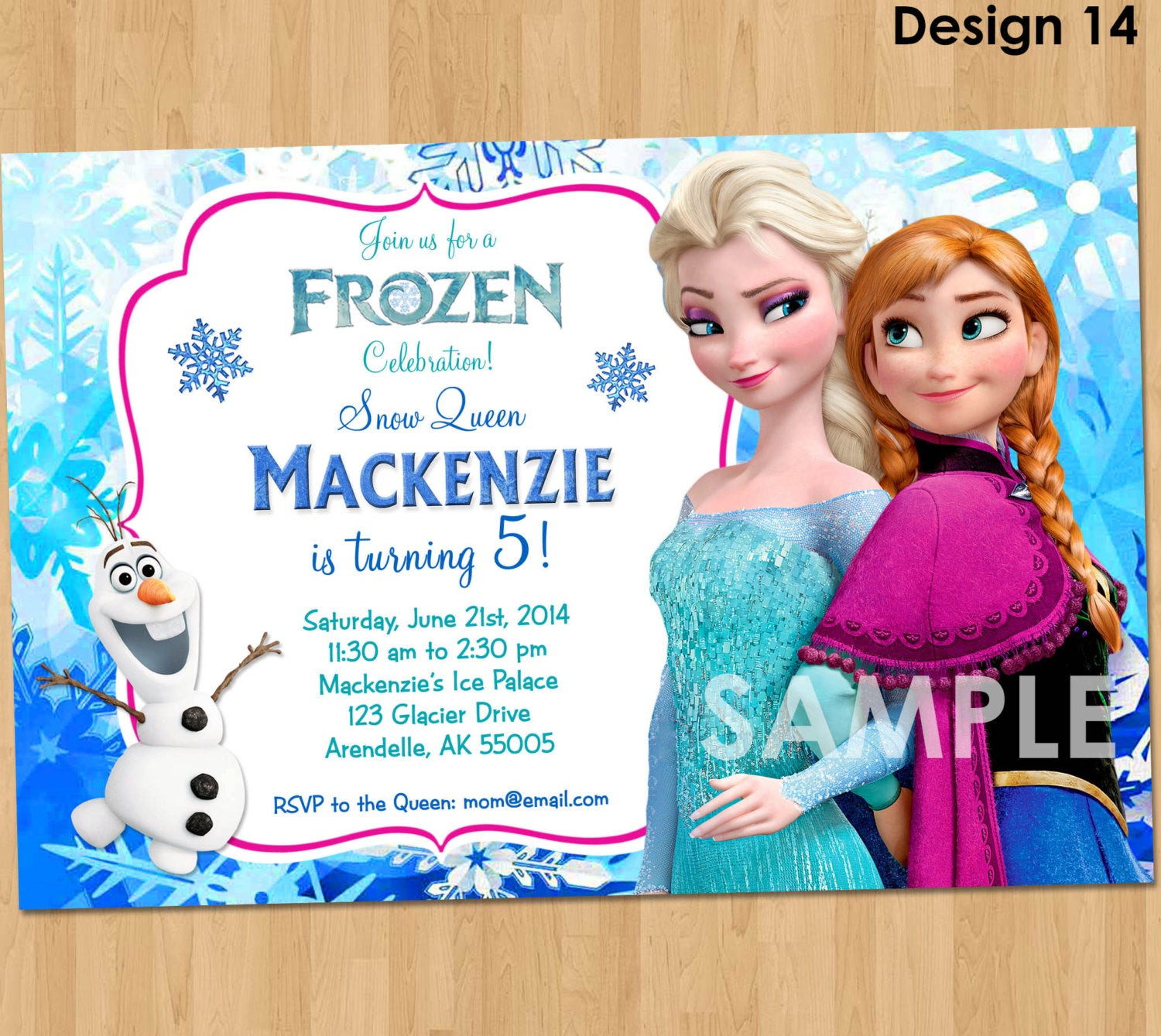 Disney Frozen Birthday Invitations
 Frozen Invitation Disney Frozen Invitation Printable