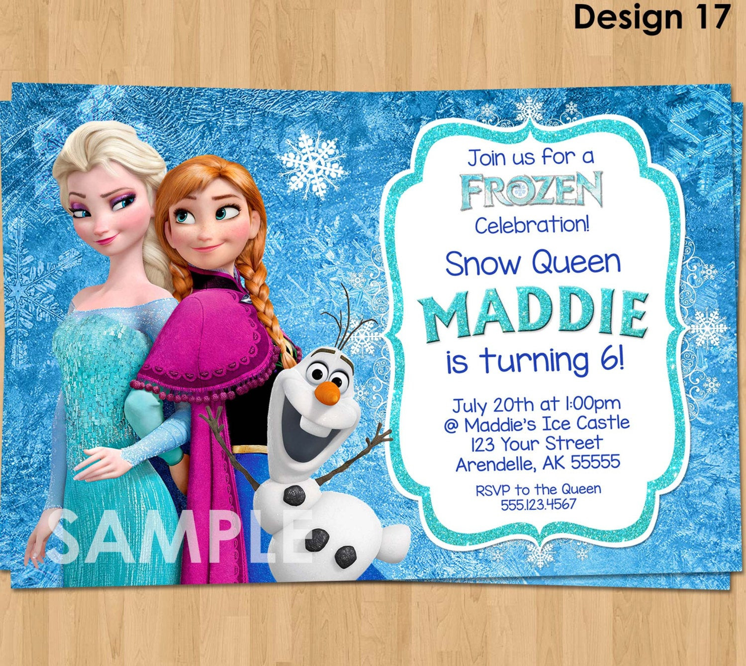 Disney Frozen Birthday Invitations
 Frozen Invitation Frozen Birthday Invitation Disney Frozen