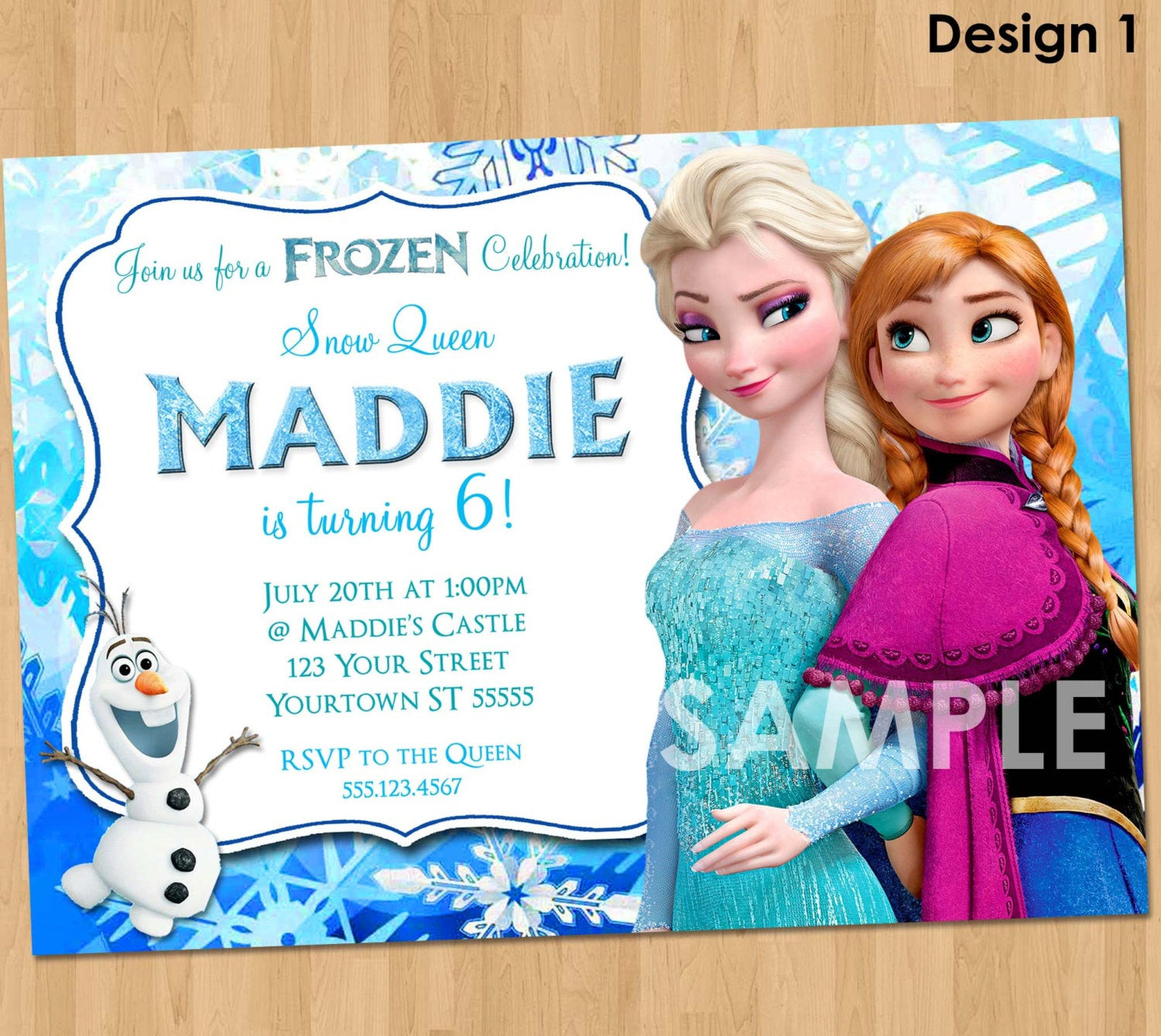 Disney Frozen Birthday Invitations
 Frozen Invitation Frozen Birthday Invitation Disney Frozen