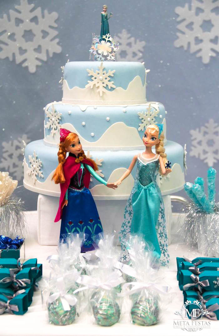 Disney Frozen Birthday Party Ideas
 Kara s Party Ideas Frozen Themed Birthday Party Ideas