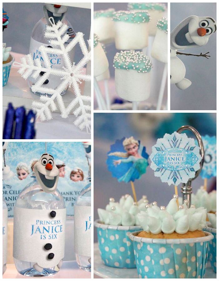 Disney Frozen Birthday Party Ideas
 Kara s Party Ideas Disney s Frozen Themed Birthday Party