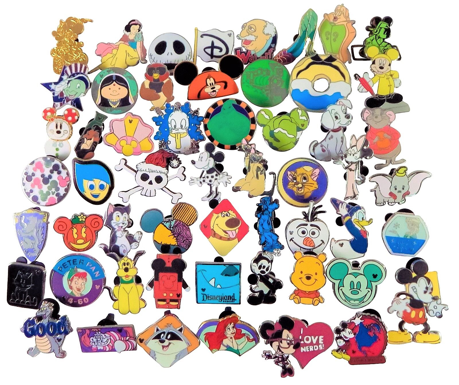 Disney Pins
 Disney Pin Trading 40 Assorted Pin Lot Brand NEW Pins