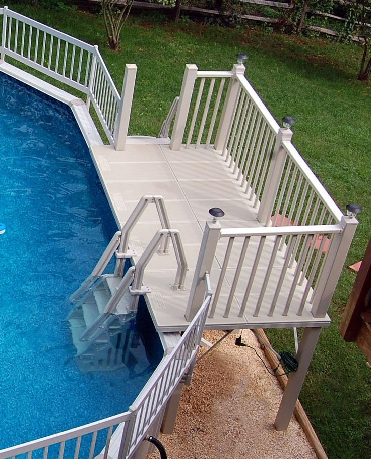 Diy Above Ground Pool Deck
 Pinterest Discover and save creative ideas