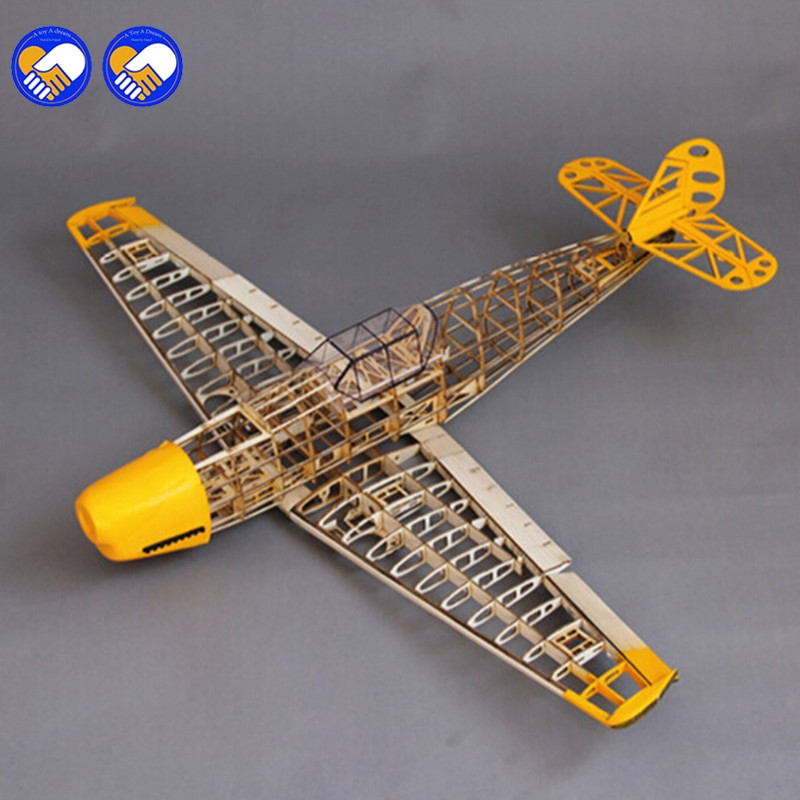 DIY Airplane Kits
 A toy A dream Free Shipping BF109 model Woodiness model