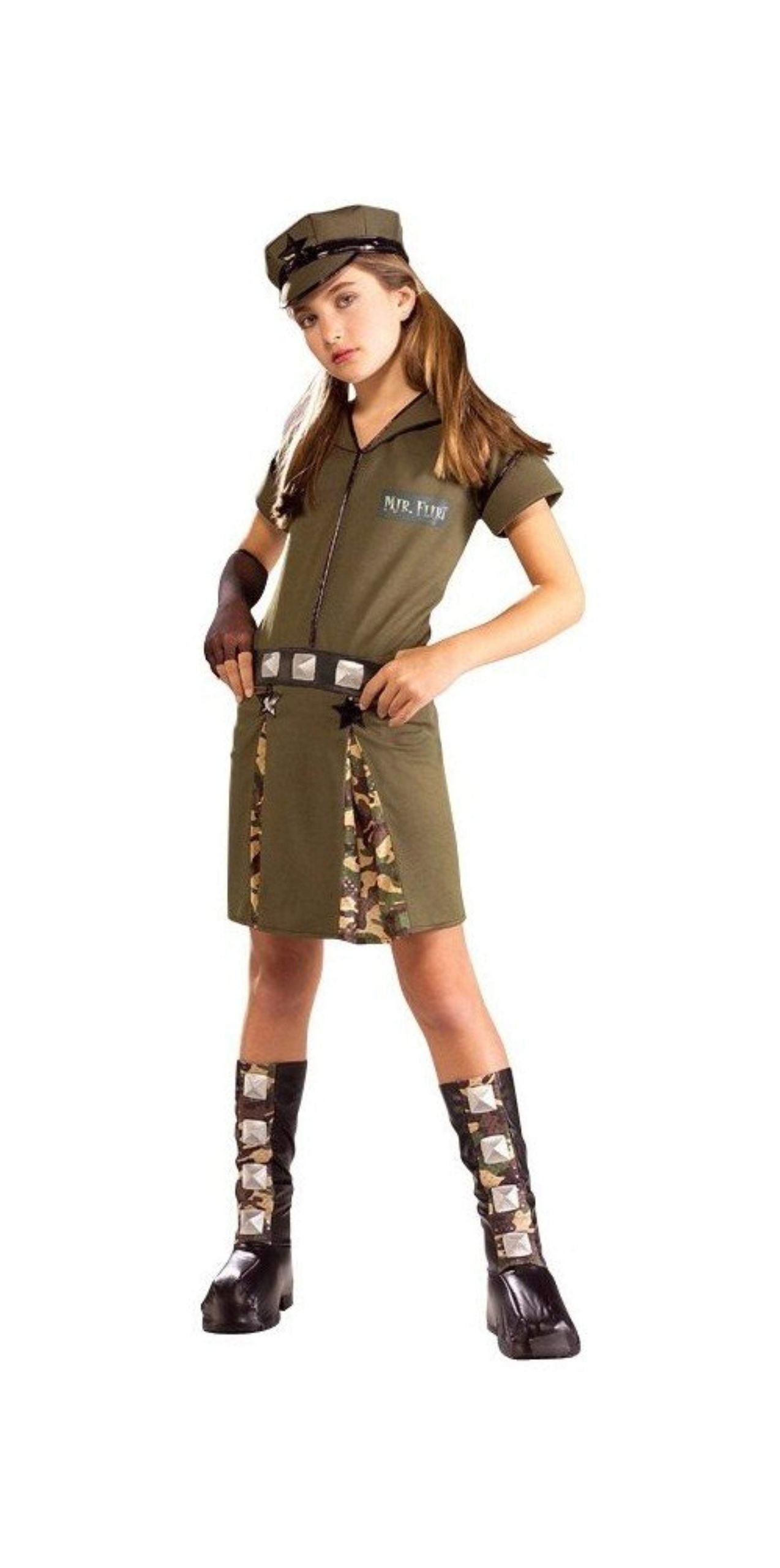 DIY Army Girl Costume
 Major Flirt Child Costume in 2020