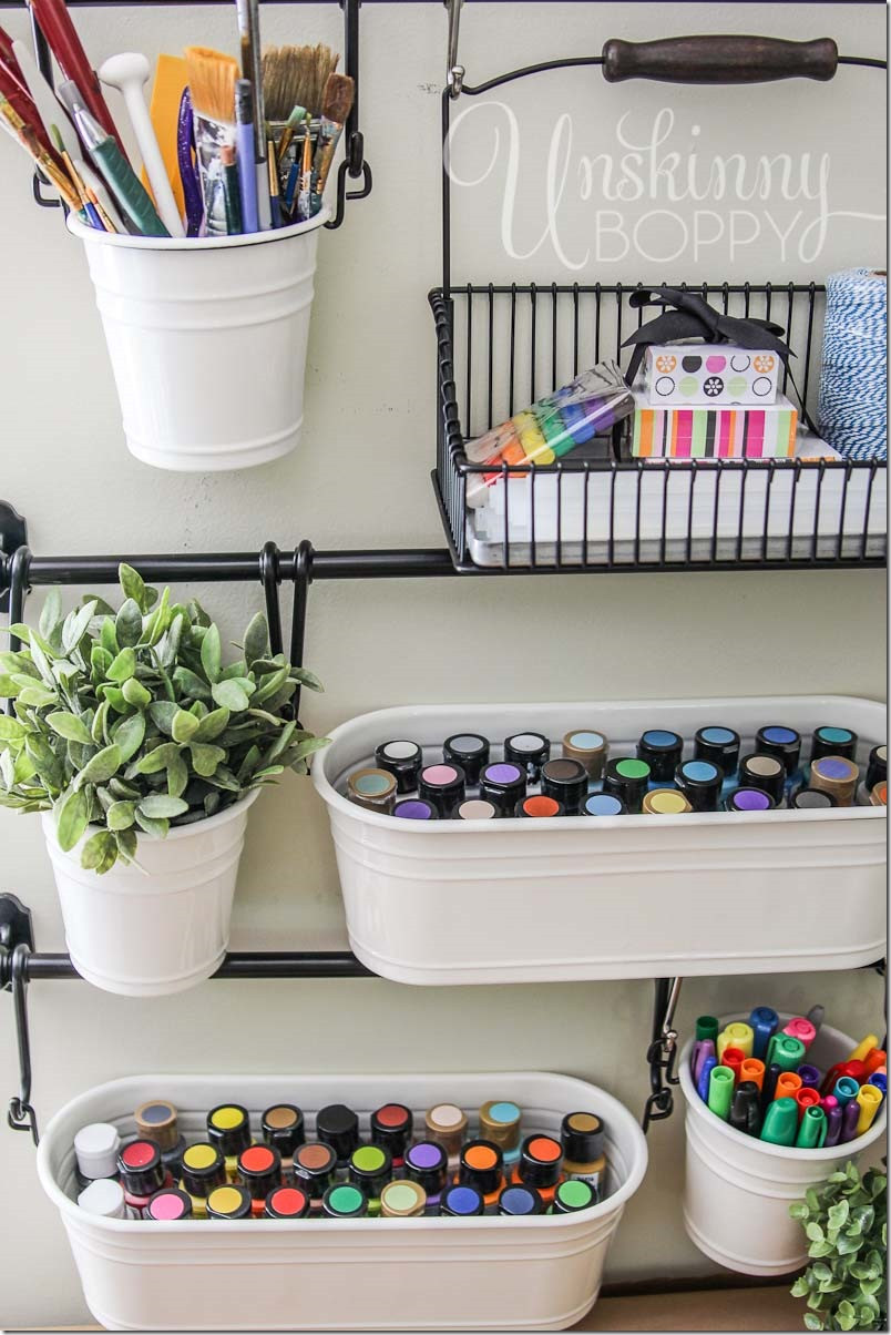 DIY Art Supply Organizer
 DecoArt Blog Craft Paint Storage Ideas