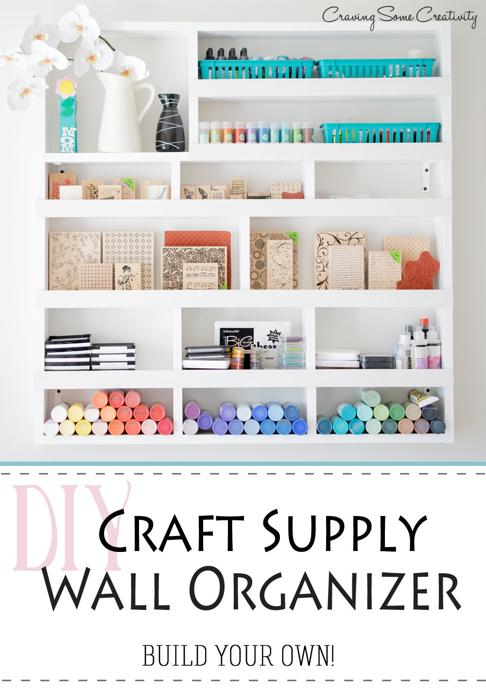 DIY Art Supply Organizer
 Creative Thrifty & Small Space Craft Room Organization