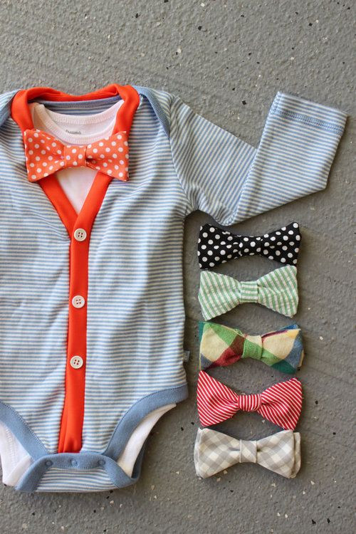 Diy Baby Bow Tie
 I Heart Pears 10 Cutest DIY Baby Boy Projects