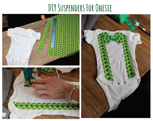 Diy Baby Bow Tie
 DIY St Patrick’s Day Bow Tie esie for Boys No Sew