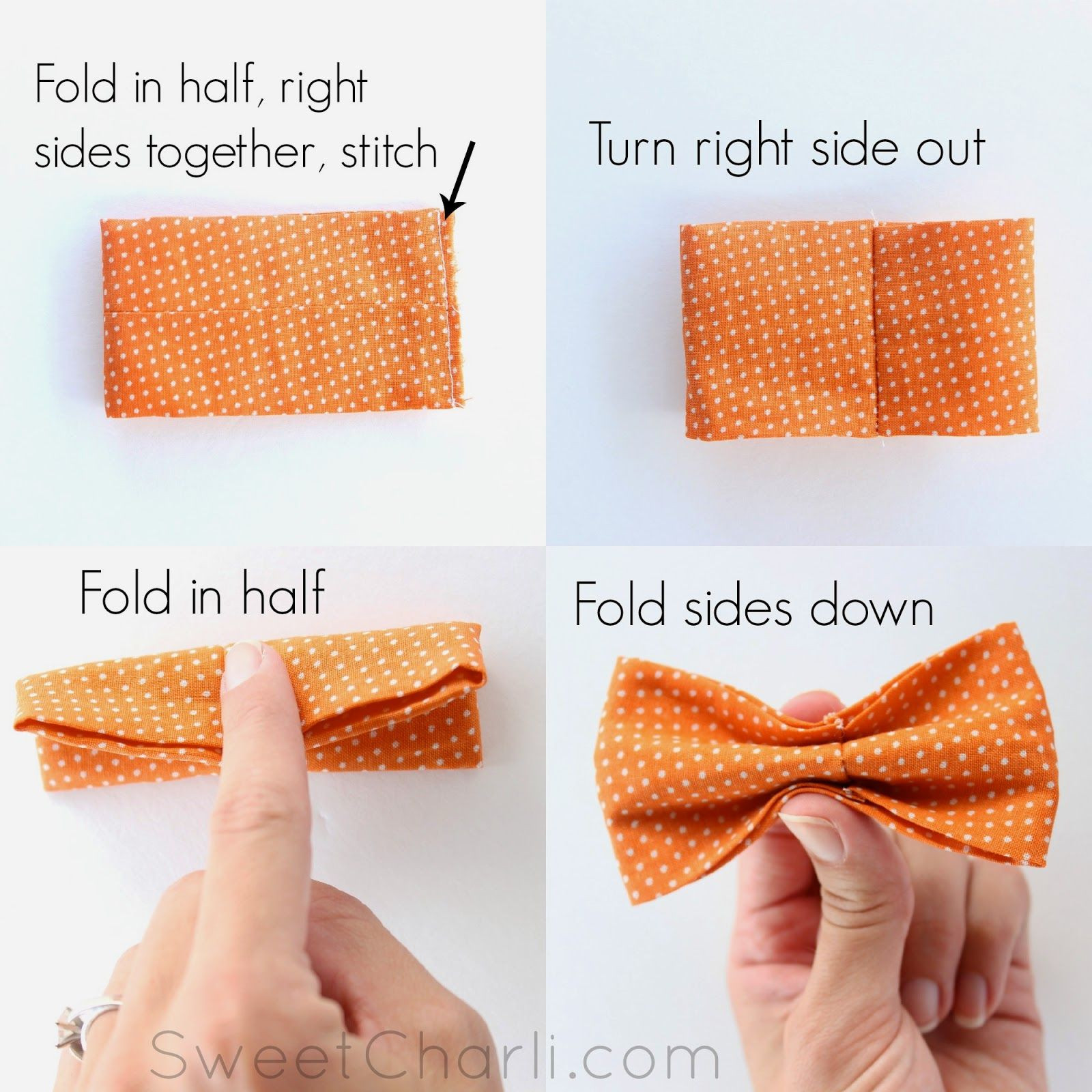 Diy Baby Bow Tie
 DIY simple Bow Tie – sewing Baby singlet