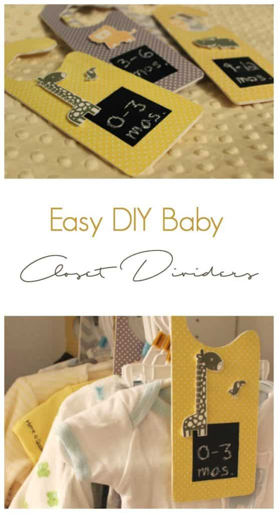 Diy Baby Closet Dividers
 DIY Baby Closet Dividers Love Create Celebrate