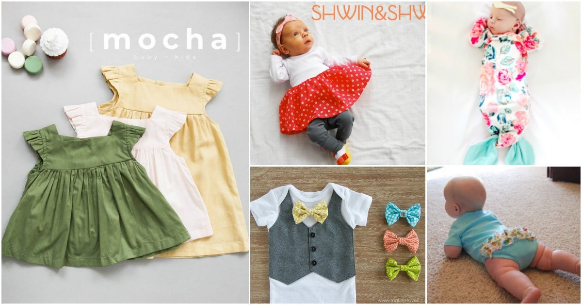 DIY Baby Clothing
 40 Adorable DIY Baby Sewing Patterns Anyone Can DO DIY
