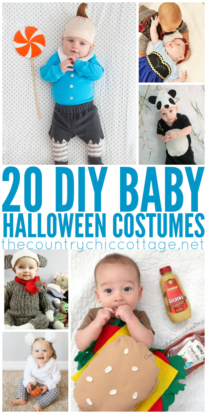 Diy Baby Costume Ideas
 DIY Halloween Costumes for Baby The Country Chic Cottage