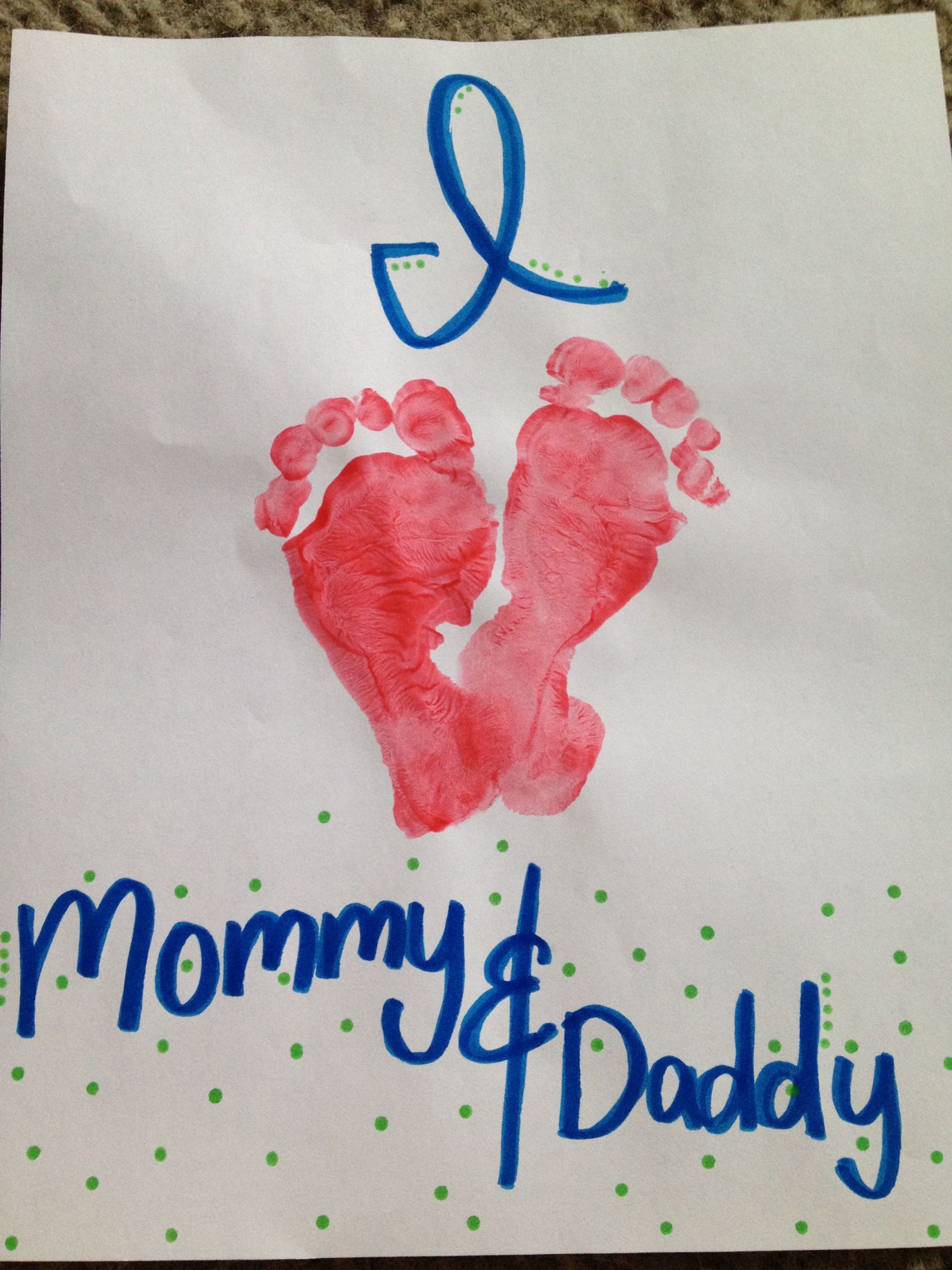 Diy Baby Footprint
 DIY baby footprint art Hand And Foot Art
