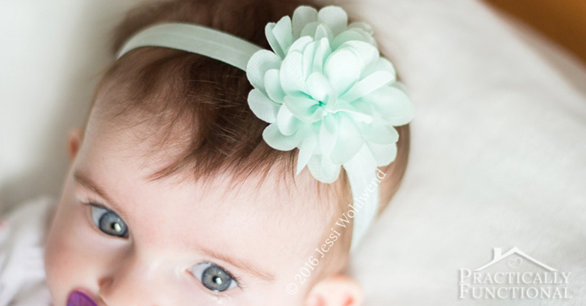 Diy Baby Headbands
 How To Make DIY Baby Flower Headbands no sewing required