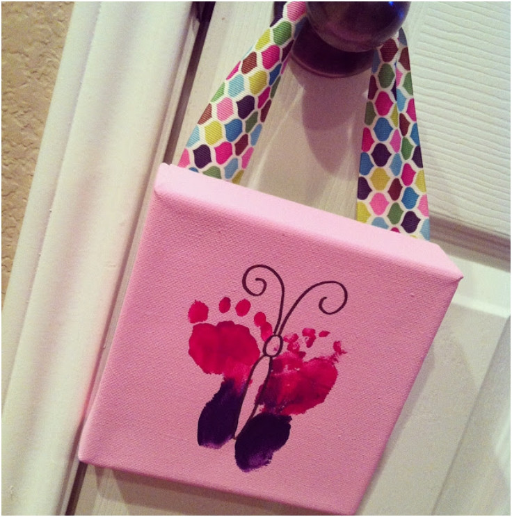 DIY Baby Keepsakes
 Top 10 DIY Babyprint Keepsakes Top Inspired