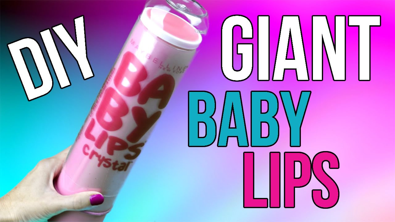 DIY Baby Lips
 DIY Crafts How To Make A Giant Baby Lips DIYs Tinted Lip