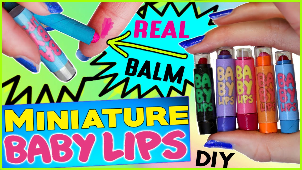 DIY Baby Lips
 DIY Miniature Baby Lips Lip Balm