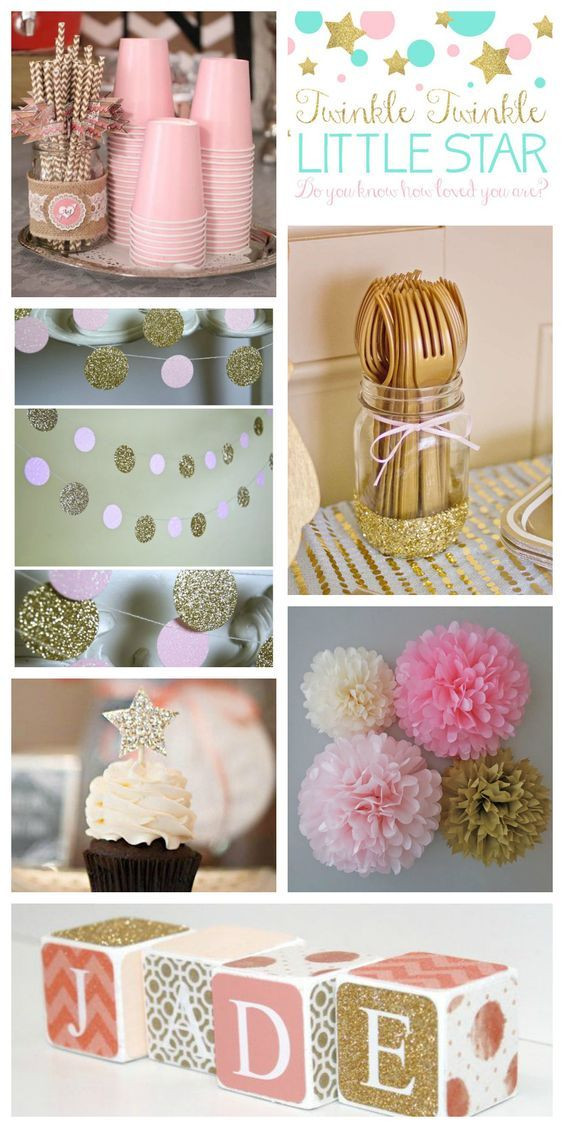 Diy Baby Shower Decorations For Girl
 Twinkle theme DIY Baby Shower Ideas for a Girl
