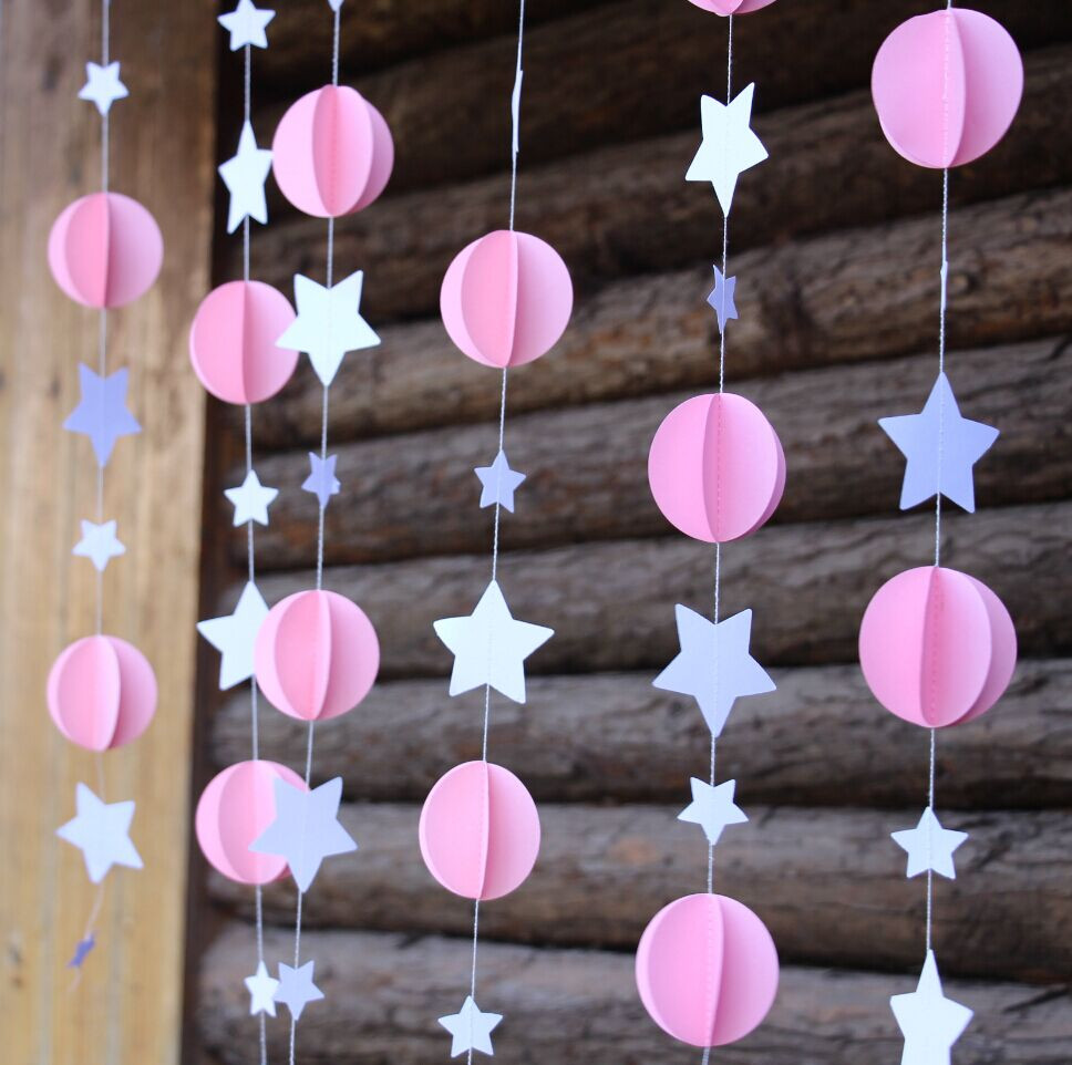 DIY Baby Shower Decorations For Girls
 Aliexpress Buy Pink Baby Girl Shower DIY Baby Shower