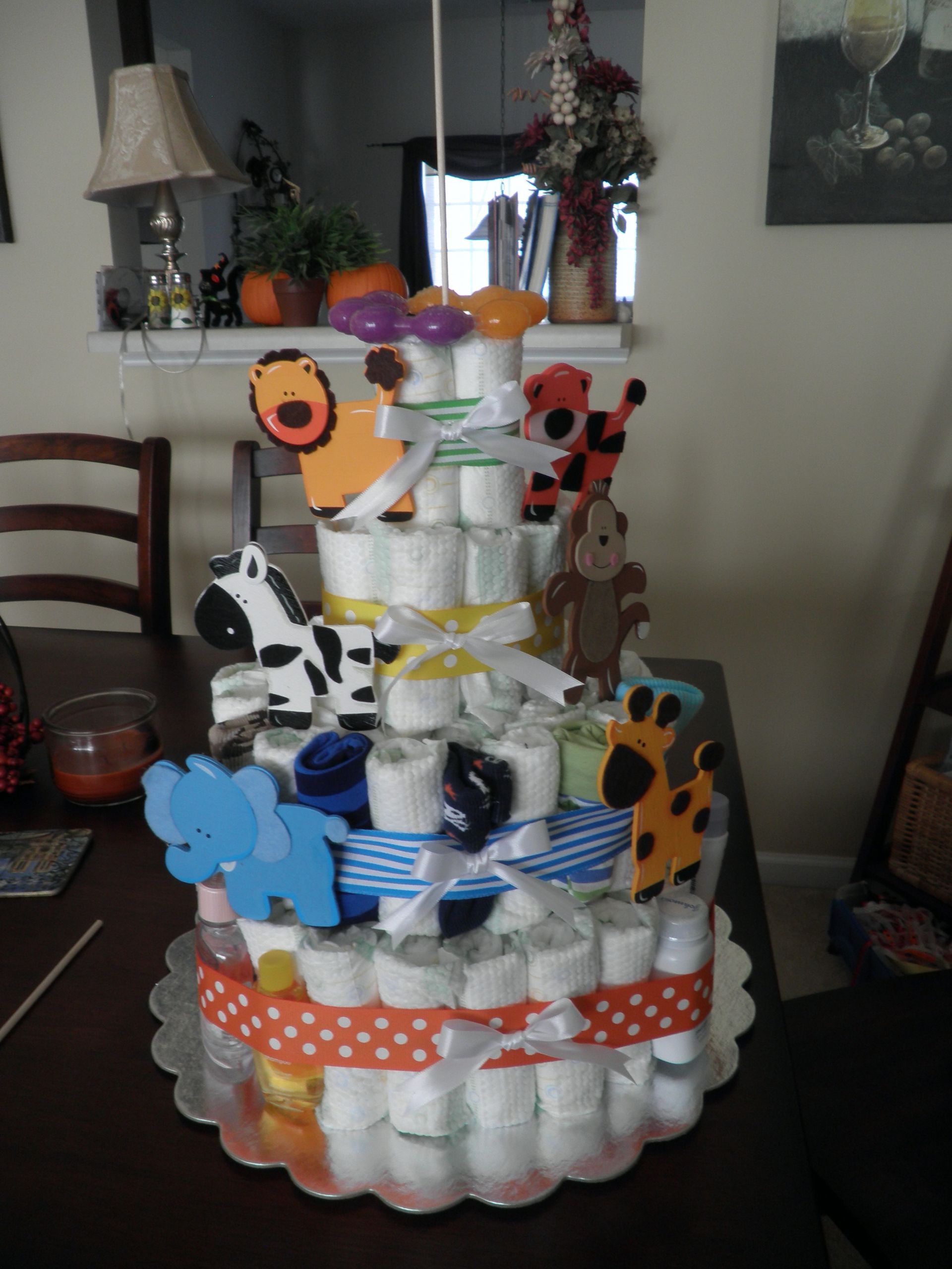 DIY Baby Shower Diaper Cakes
 DIY Diaper Cake