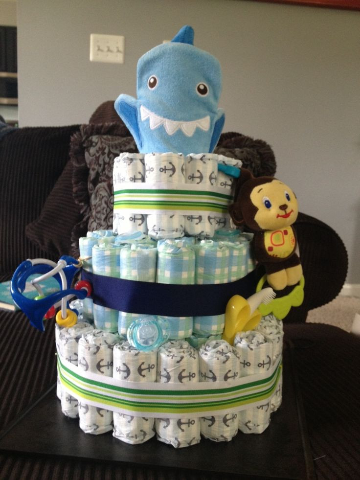 DIY Baby Shower Diaper Cakes
 DIY Diaper Cake Tutorial with Honest pany Diapers