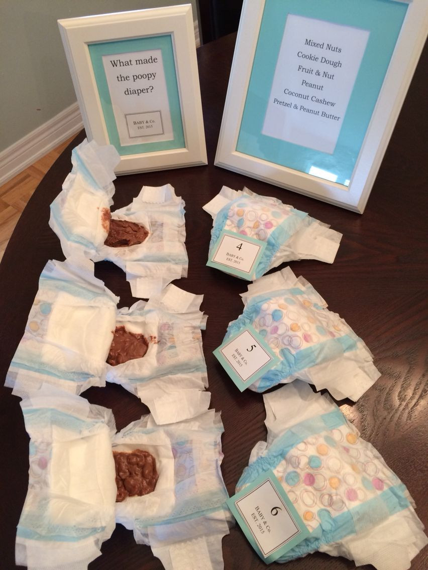 Diy Baby Shower Games
 Baby shower game What made the poopy diaper DIY