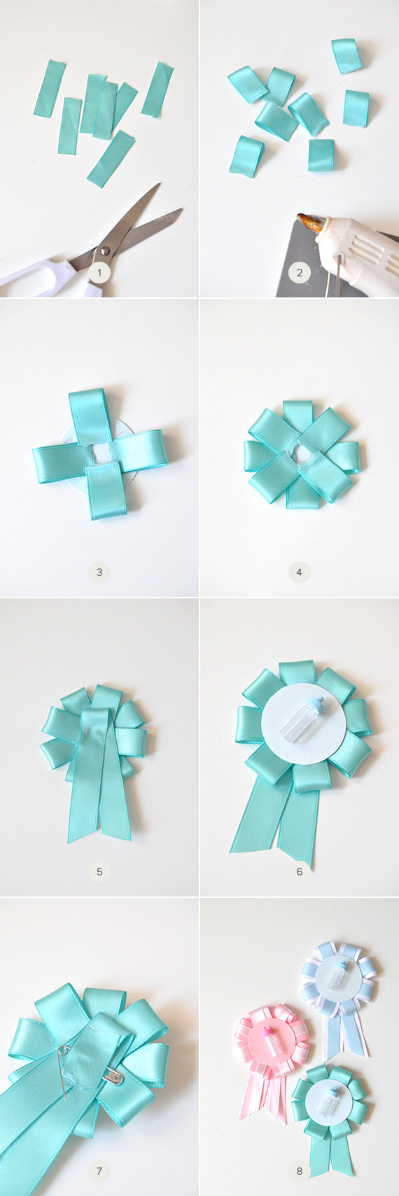 DIY Baby Shower Pins
 DIY Gender Reveal Baby Shower Pins