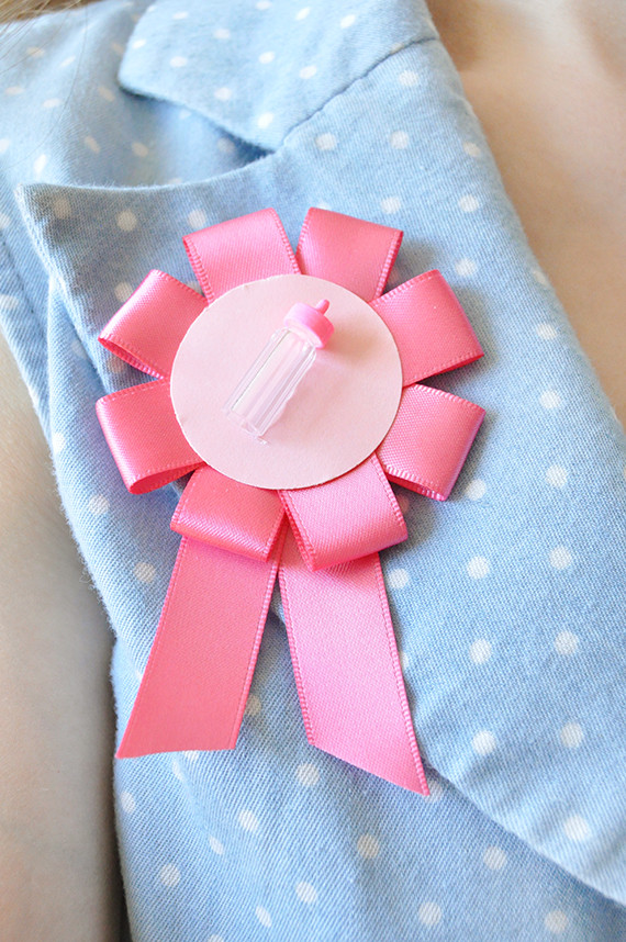 DIY Baby Shower Pins
 DIY Gender Reveal Baby Shower Pins