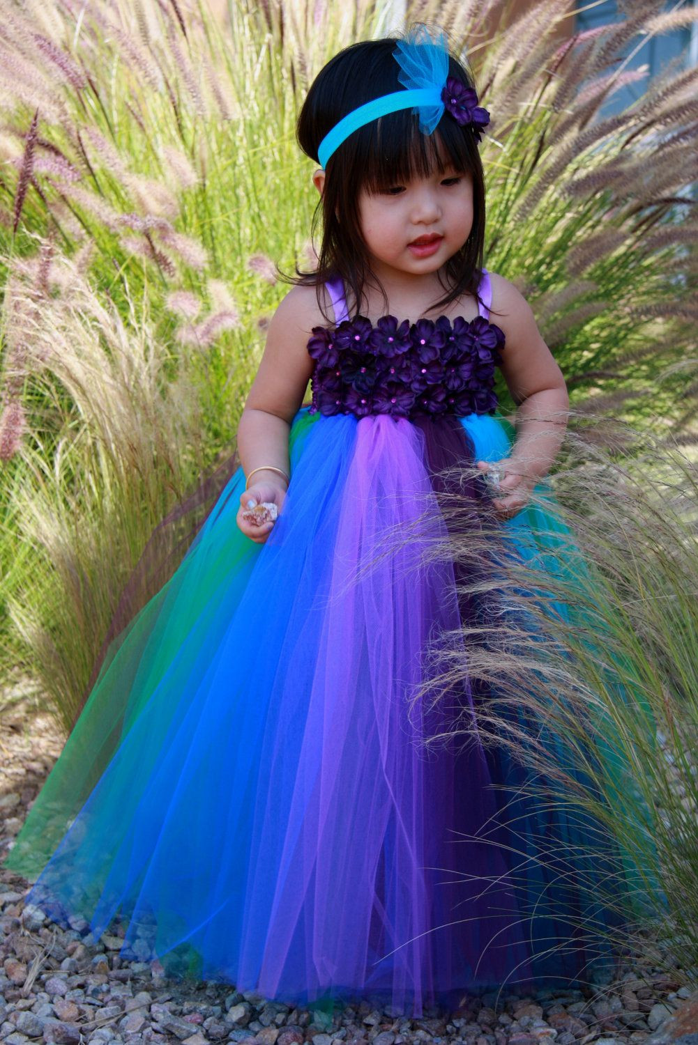 Diy Baby Tutu Dress
 Peacock Inspired Tutu Dress Series IV by giselleboutique