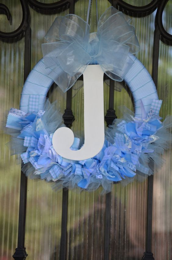 DIY Baby Wreath Hospital Door
 Hospital door baby Ribbon wreaths and Hospital door on