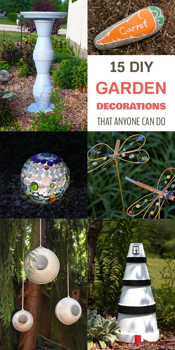 Diy Backyard Decorations
 15 DIY Garden Decorations That Anyone Can Do