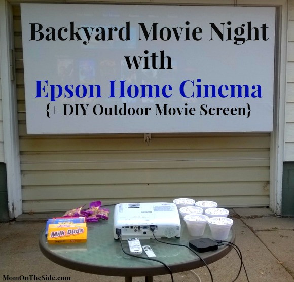 Diy Backyard Movie Screen
 Epson Home Cinema DIY Outdoor Movie Screen
