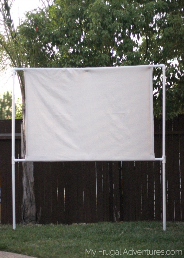 Diy Backyard Movie Screen
 How To Build An Outdoor Movie Screen My Frugal Adventures