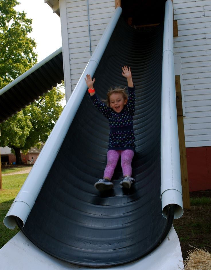 Diy Backyard Playgrounds
 Cheap Slide Idea diy